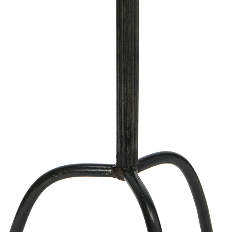 Miranda Metal End Table, Black