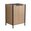 Meuble-lavabo moderne 24 po - Café, contreplaqué pour café de longévité, option tendance