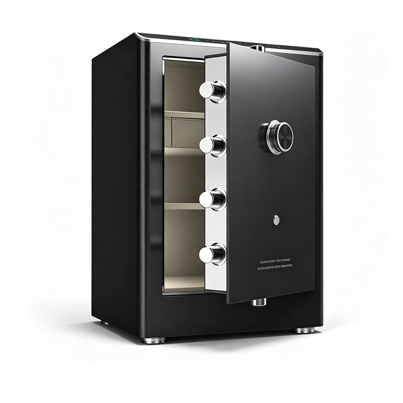 Armoire sécuritaire à empreinte digitale 23,62 "à usage domestique, H 16,54 po x l 14,17 po x P 23,62 po