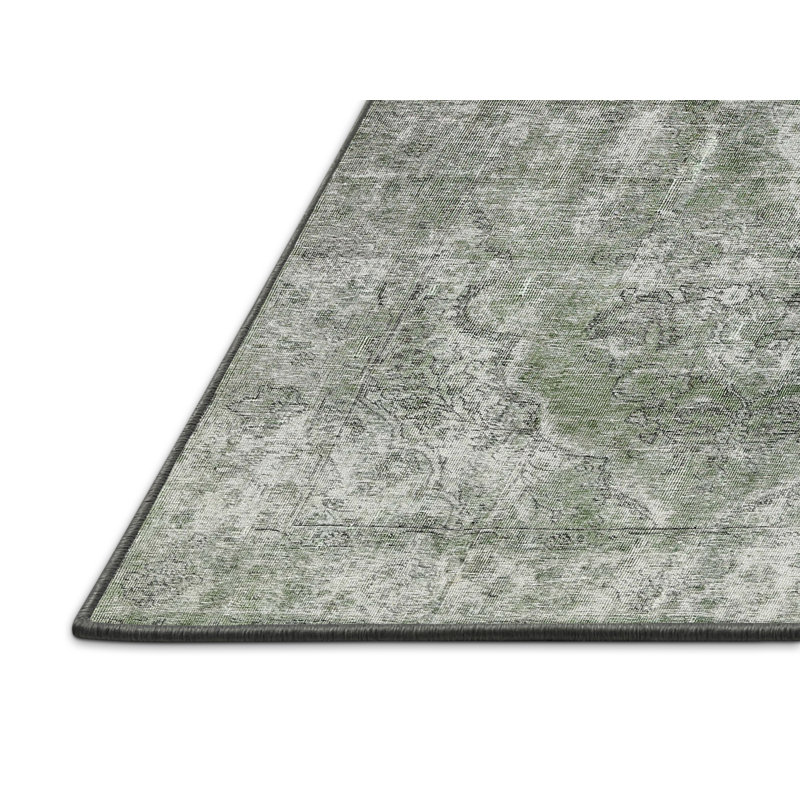 Tapis gris zone contemporaine, Rectangle 5 pi x 7 pi
