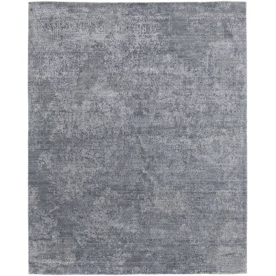 Eastfield Abstract Area Rug in Gray/Ivory