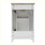 Petit meuble-lavabo moderne avec lavabo en céramique-105352953