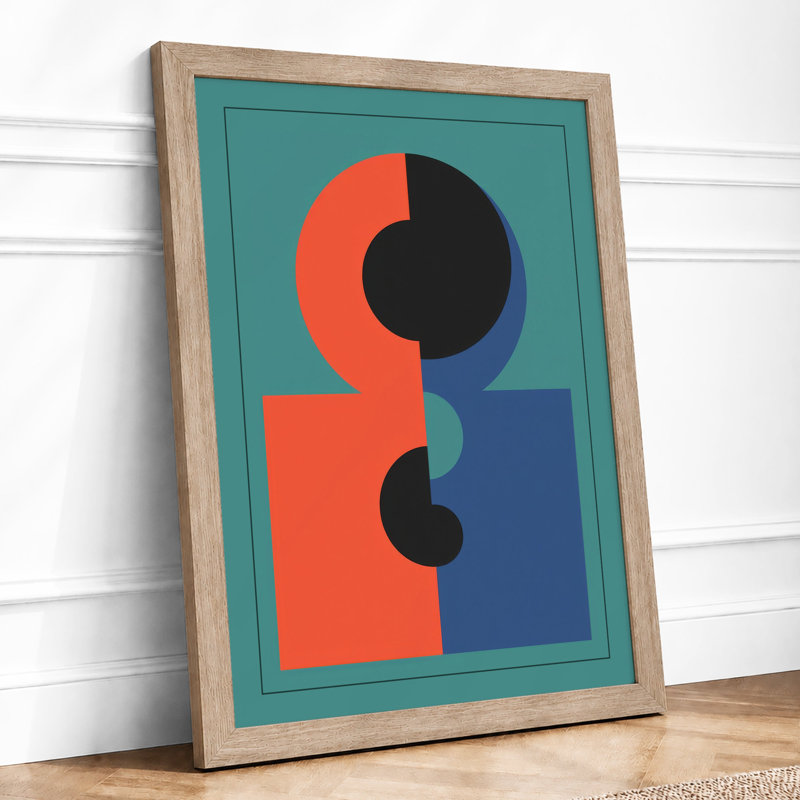 Balance And Duality Geometric - Print, A1 - 84.1 x 59.4 cm, Oak