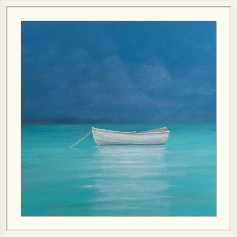 «Tecoma White Boat, Kilifi 2012» par Lincoln Seligman, reproduction d'art, H 24 po x l 24 po, Toile tendue, Sans cadre