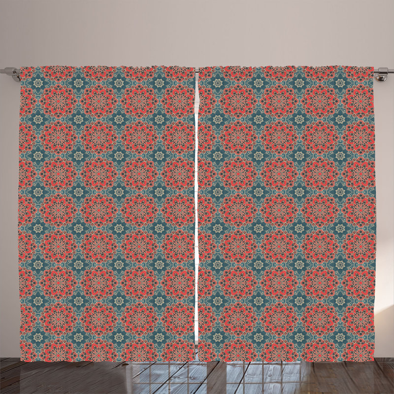 Semi Sheer Curtain Pair