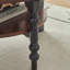 Table basse ronde en bois massif rétro noyer-1275704596