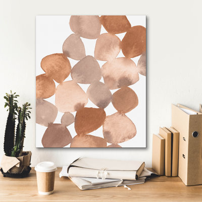 «Boho Beautiful 1 Brown» par Moira Hershey, art mural sur toile