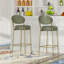 Ensemble de 2 tabourets de bar 29 po avec dossier et repose-pieds 29 po-1748720049