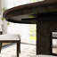 Ensemble de table de salle à manger extensible en bois massif 5 pièces 5 pièces-890596955-890596957
