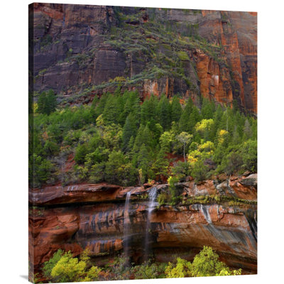 " Utah Zion National Park 'Cascades At Emerald Pools' "