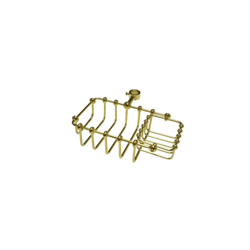Chariot de douche Vintage, Laiton poli