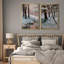 «Majestic Winter Forest & Stream Prints Nature Scenery Nature Wilderness Illustration Decor Scenic», 2 pièces sur toile-98249297-98249299