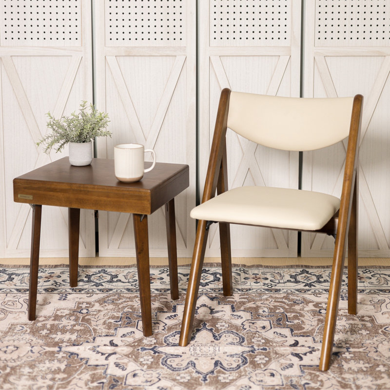 Stakmore Folding Occasional Table, Fruitwood, Fruitwood