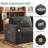 Yakina 89'' Upholstered Modern Chenille Sofa with Storage Pockets Couches and USB Charging Port-146340824