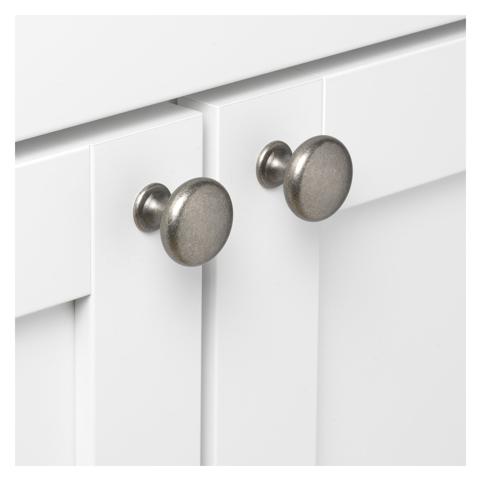 Mushroom Knob, Weathered Nickel