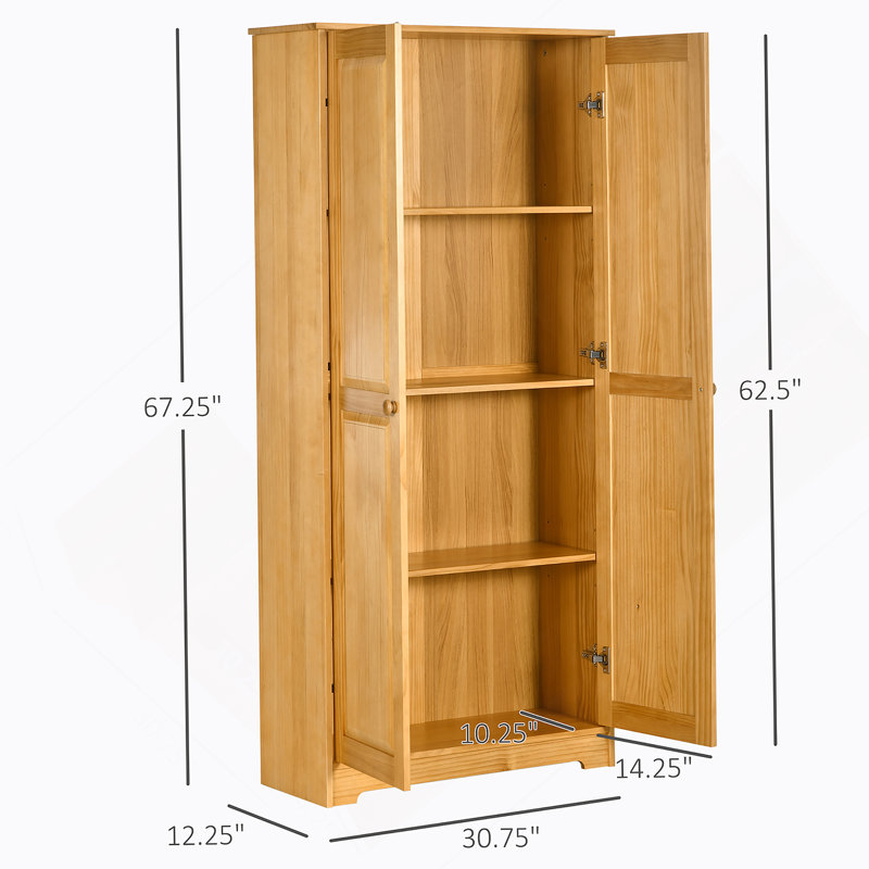 Pantry Cabinet With Shelves, Doors