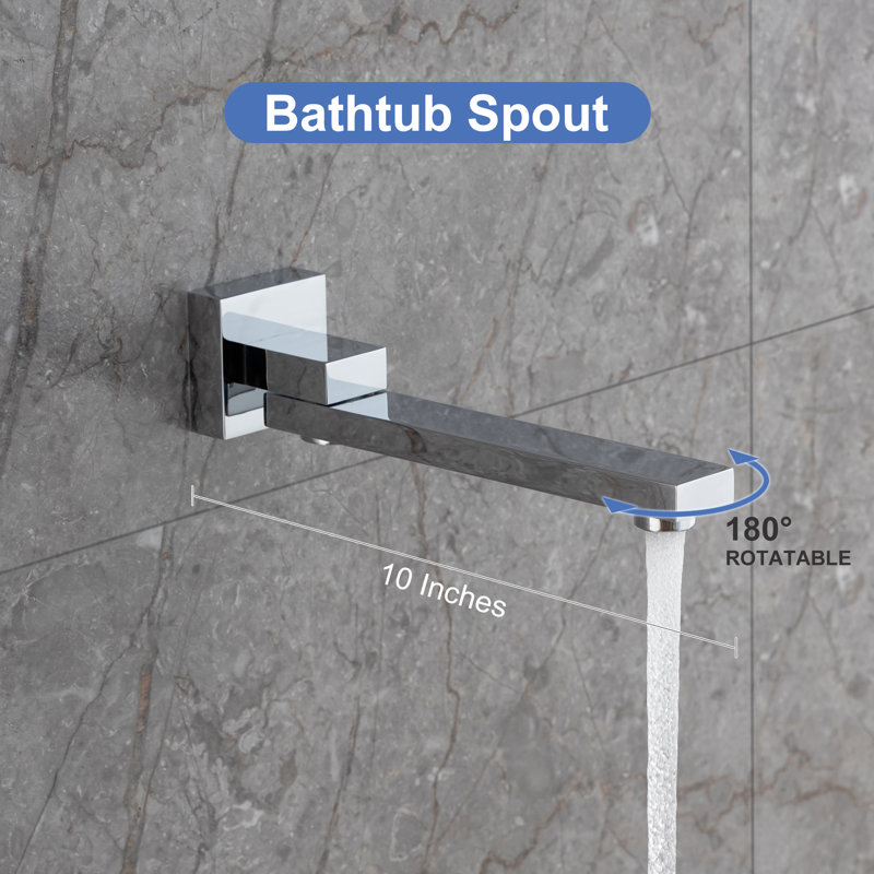 All-In-One Kit with Rough in-Valve, Chrome
