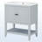 Modern and Simple Bathroom Vanity with Open Style Shelf & Door Shelf-105205759