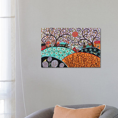 Small Town III 1 Piece Wrapped Canvas Wall Art
