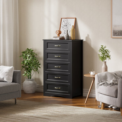 Commode 4 tiroirs en bois Ergica