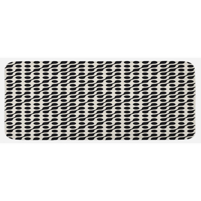 Modern & Contemporary Synthetic Kitchen Mat