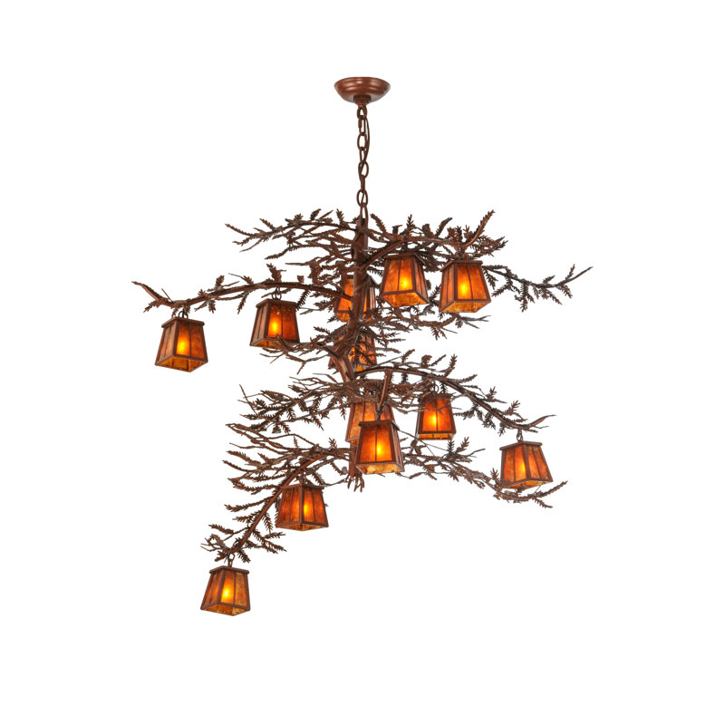 Alpharetta 12 - Light Dimmable Tiered Chandelier