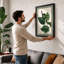 Purple Bloom Study Botanical - Framed Print-1611837140-1611837137