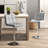 Kalbhenn Swivel Adjustable Height Counter Stool with Metal Frame-1039186349