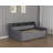 Twin Upholstered Daybed With Trundle, LED Lights, And Built-In Power Outlet