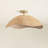 Nana Vermiculate Rattan Flush Mount – Rattan & Natural Brown Large Sculptural 1-Light Semi Flush Mount Handwoven Dimmable Ceiling Light for Dining Room or Bedroom in Modern, Farmhouse, Country, and Boho Style-406314831