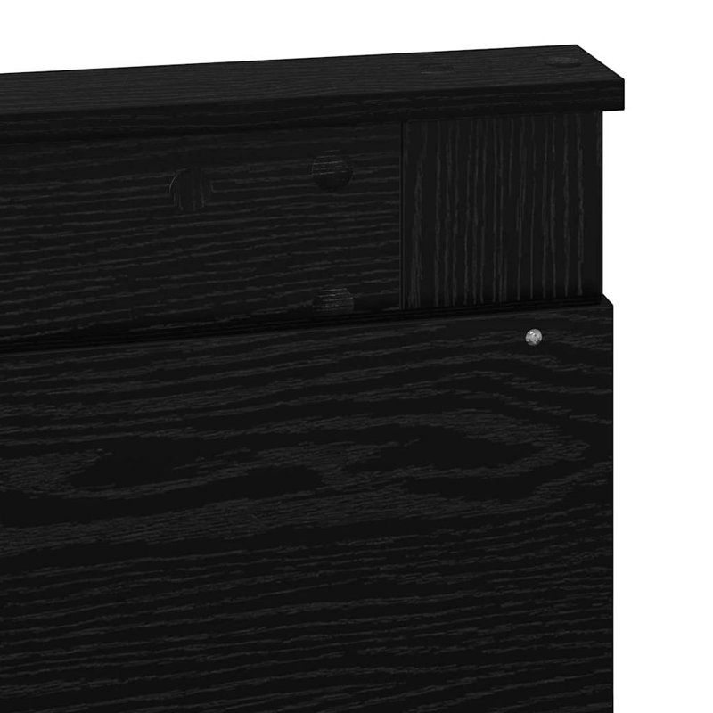 Headboard, Full/Double, Black Oak