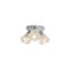 Petronia Glass Semi Flush Mount