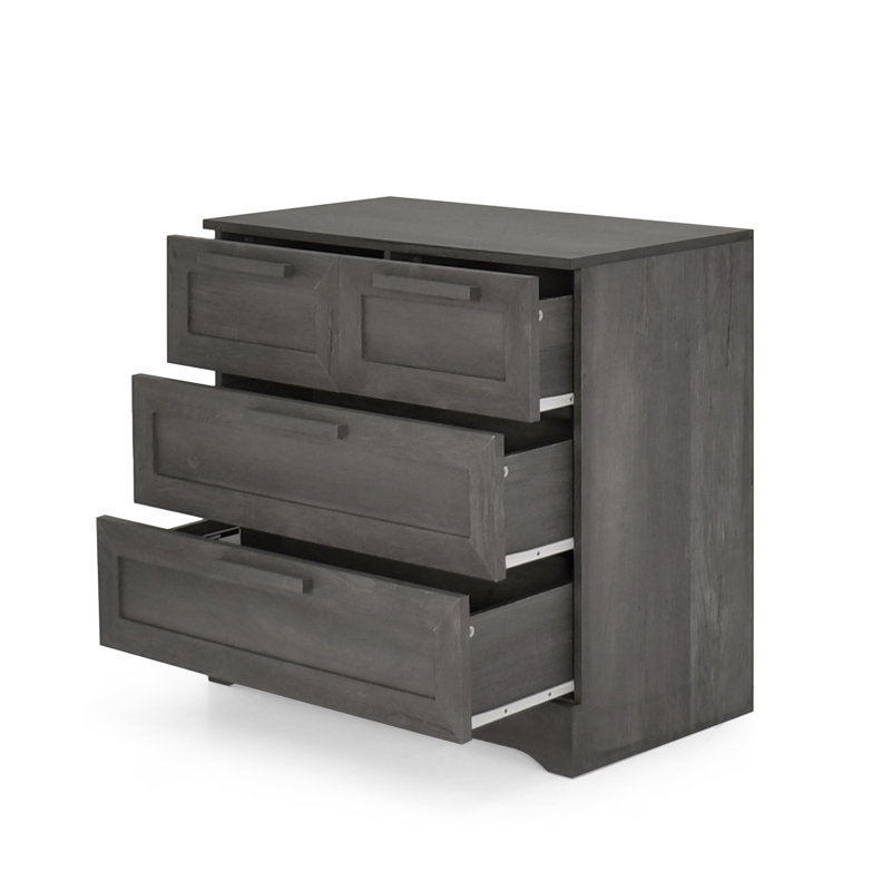 Commode 4 tiroirs Sharlene, Érable gris