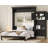 Queen Size Murphy Bed with Multiple Storage Shelves
