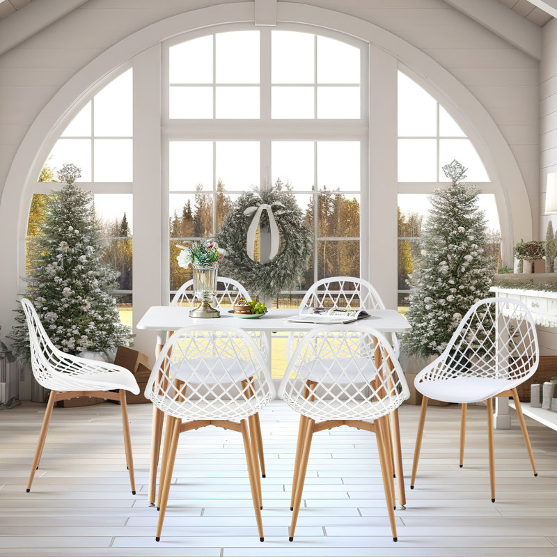 Filsaime Dining Chair, Natural, White, White