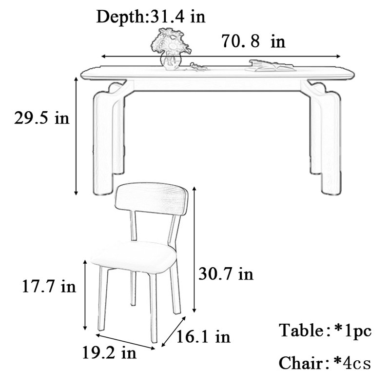 Barryte, 29.5"H x 70.8"L x 31.4"W