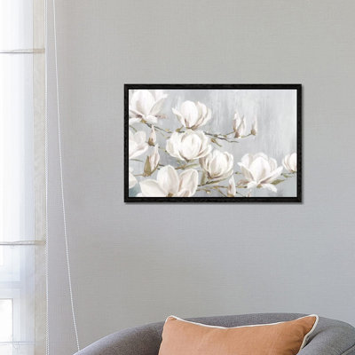 White Magnolia by Eva Watts - Wrapped Canvas Print
