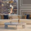 Table basse Modern Cobblestone - Gris ultrabrillant-270456108