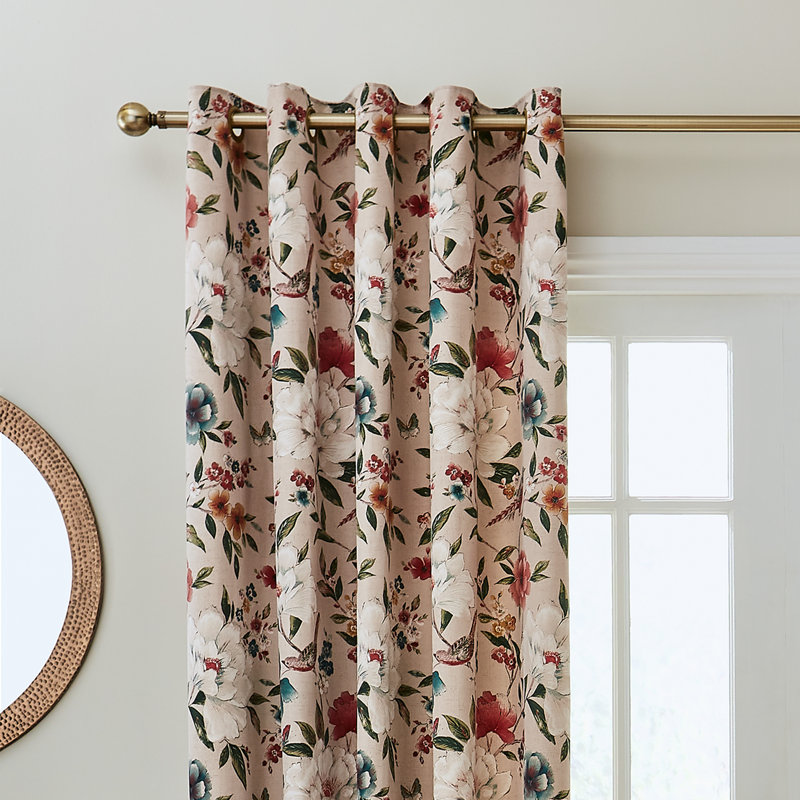 Pippa Thermal Lined Eyelet Curtains, 66cm Width x 72cm Drop