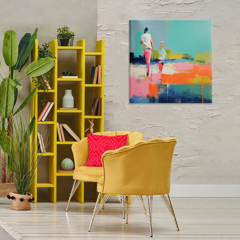 «People Golfing Abstraction» par Irena Orlov, H 30 po x l 30 po