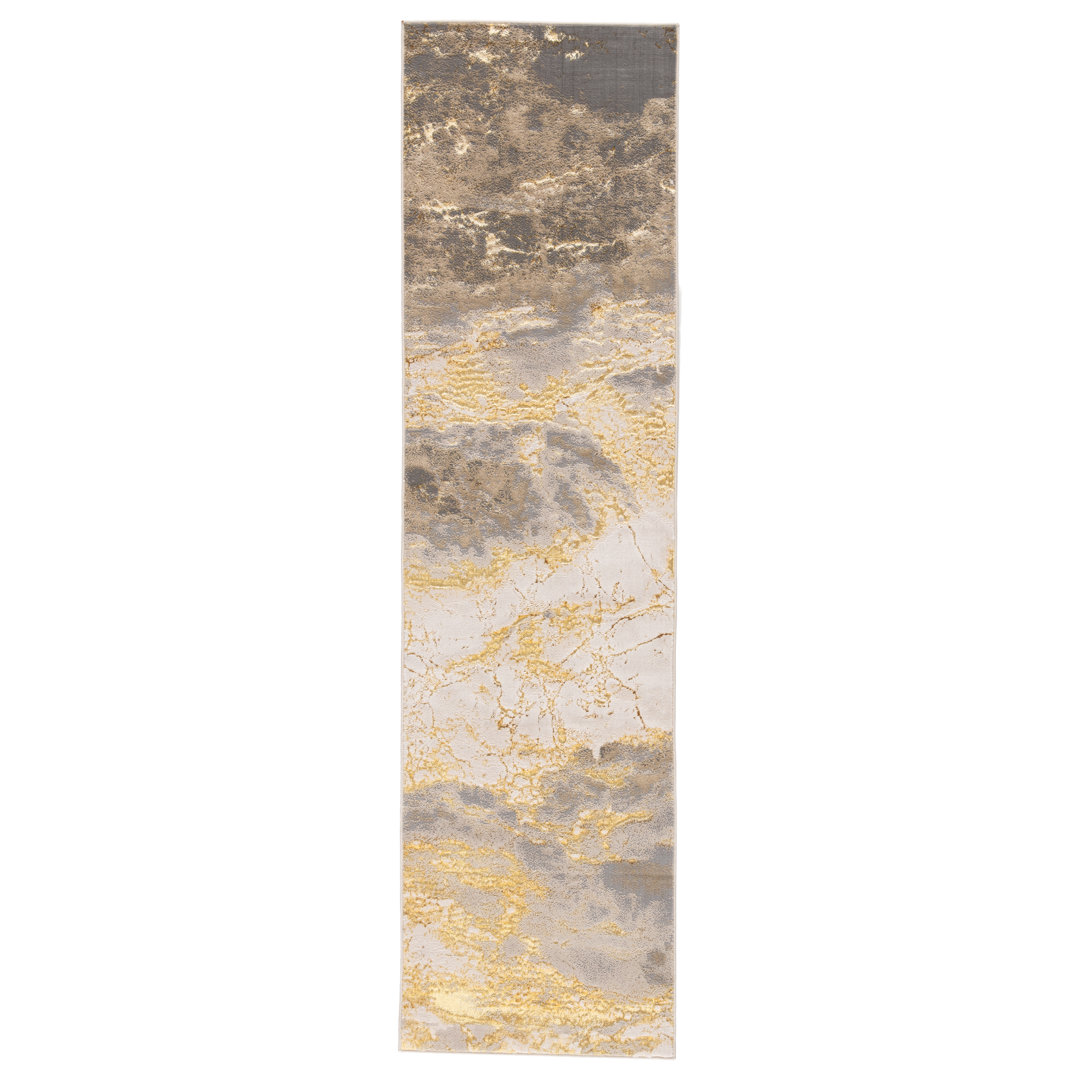 Kari Gray/Gold Indoor Area Rug Steelside™ Rug 