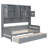 Cress Wooden Daybed with 2 Drawers & Storage Shelves-125986700