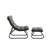Outdoor Patio Lounge Chair with Ottoman and Adjustable Backrest-836521247-836521233