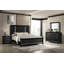 Mobilier de chambre à coucher 1 tiroir moderne contemporain transitionnel noir à 6 tiroirs avec rangement en bois massif-980478328