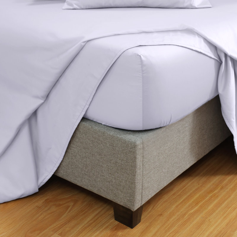 Martex Restore Solid - Soft, Breathable, Cotton Blend, Temperature Regulating, Twin Sheet Set with 1 Pillowcase, White
