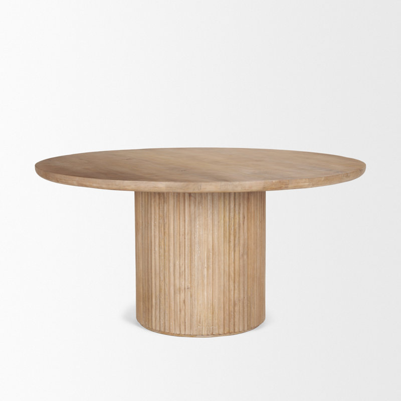 Table de salle à manger Chessa, Brun pâle