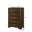 Meubles de chambre à coucher en bois de style contemporain pour commode à 5 tiroirs 1pc