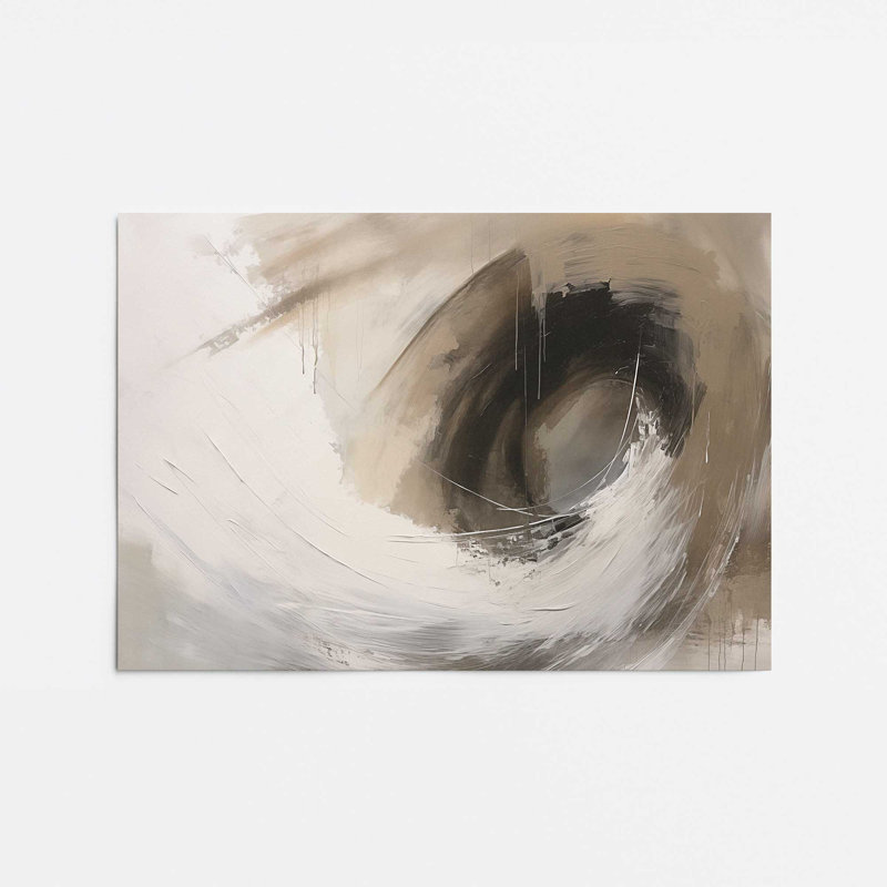 Tornade taupe, Papier, H 12 po x l 16 po