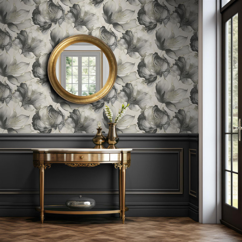 Altom 10m x 53cm Matte Wallpaper Roll, Gold