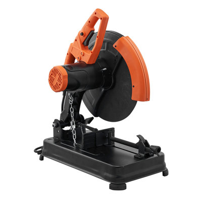 Abrasive Chop Saw, 14"/355mm Blade Diameter Cut Off Saw, 2300W 3600RPM Steel Cutting Machine, 0-45° Adjustable Angle Miter Saw for Cutting Metal Cutting Chop Saw for Steel/Rebar/Iron/Aluminum